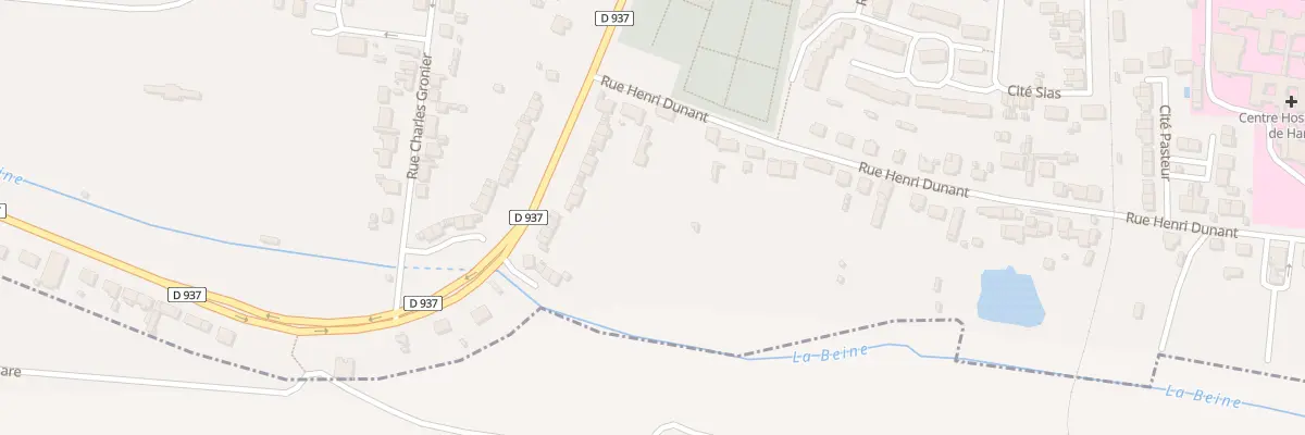 Plan du 2 Rue Henri Dunant à Ham