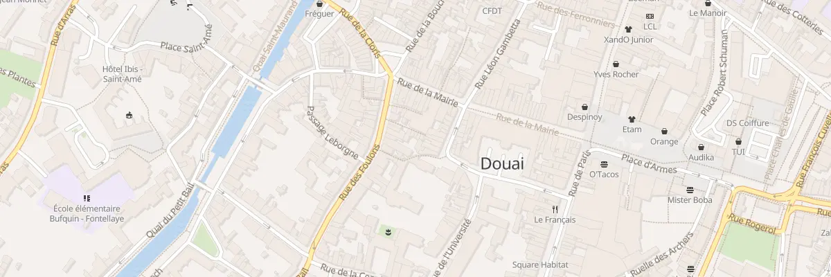 Plan du 32 Rle Verjus à Douai