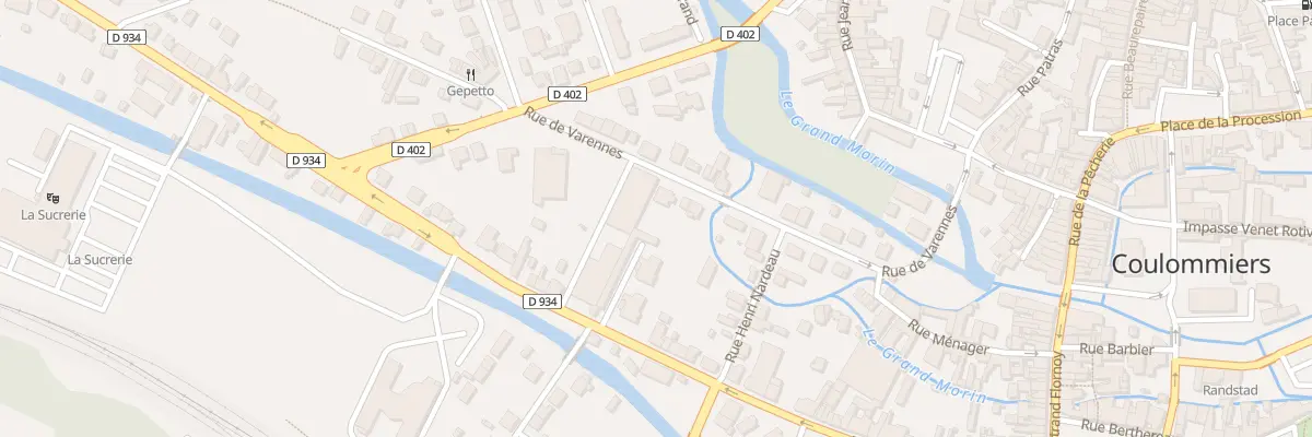 Plan du 19 Rue de Varennes à Coulommiers