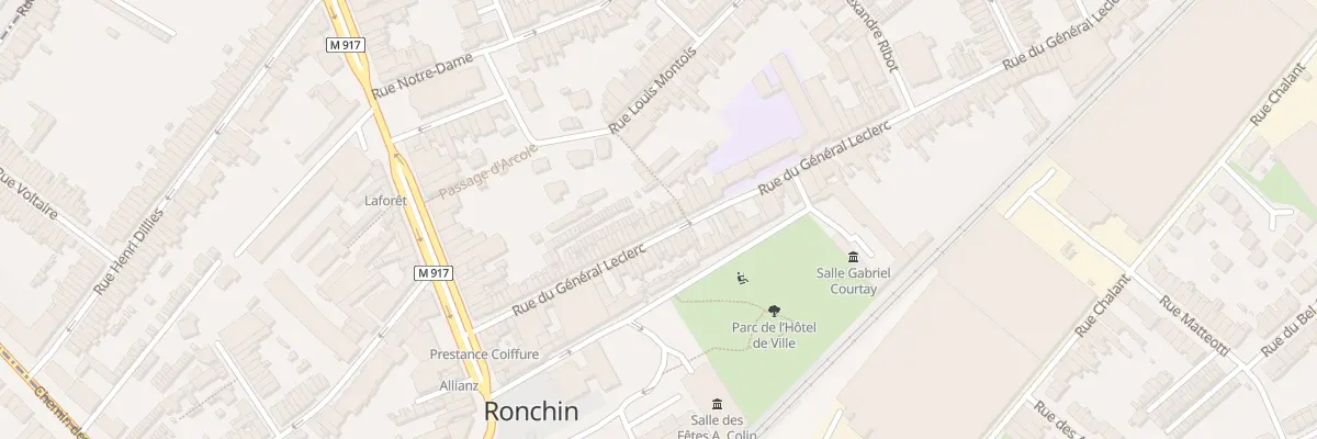 Plan du 53 Rue du Général Leclerc à Ronchin