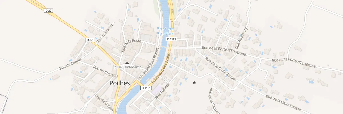 Plan du 9 Bd des Ecoles à Poilhes