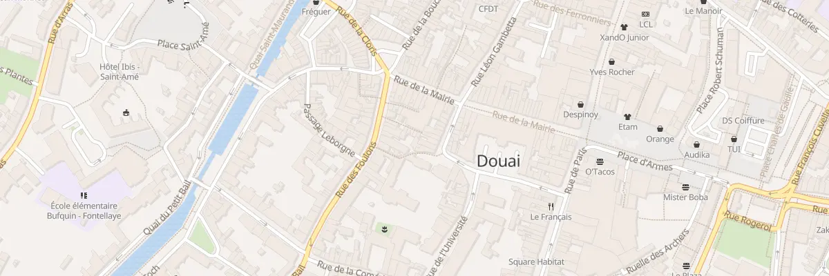 Plan du 38 Rle Verjus à Douai