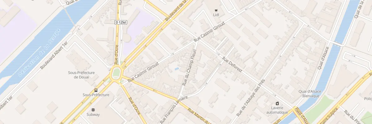 Plan du 95 Rue du Champ Fleuri à Douai