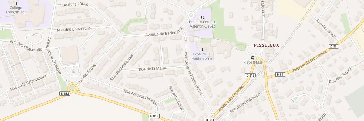 Plan du 2 Rue de la Meute à Villers-Cotterêts