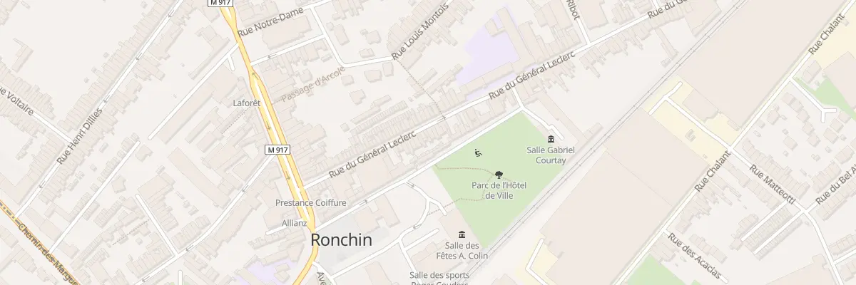 Plan du 28 Rue du Général Leclerc à Ronchin