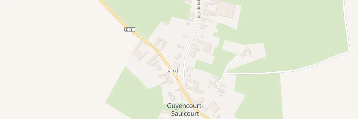 Plan du 7 Rue de la Place à Guyencourt-Saulcourt