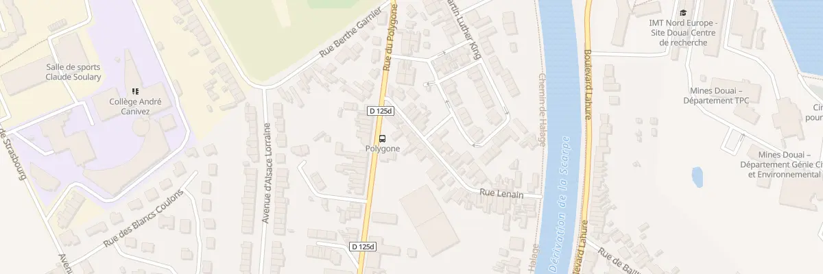 Plan du 52 Rue Lenain à Douai