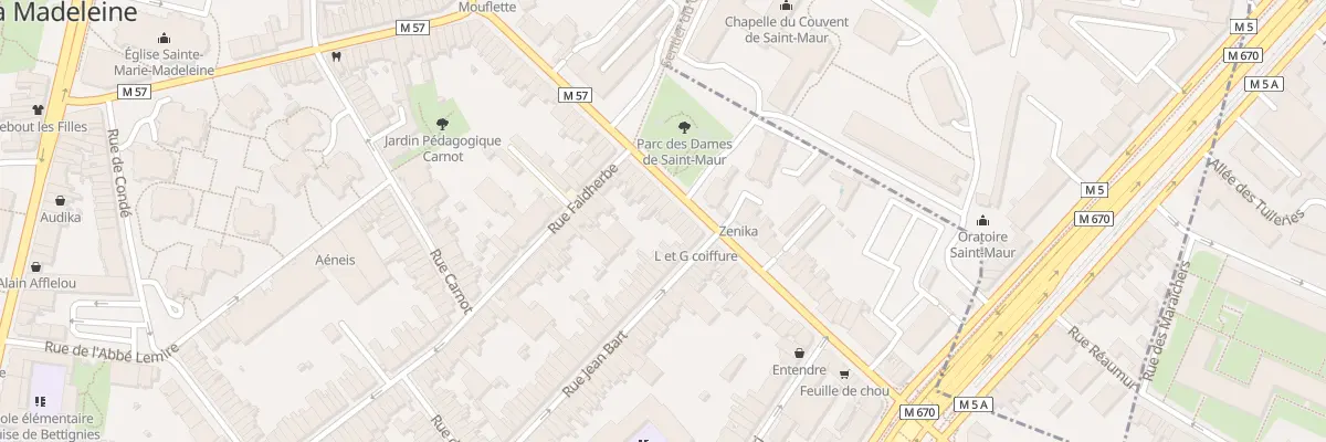 Plan du 70 Av Saint-Maur à La Madeleine