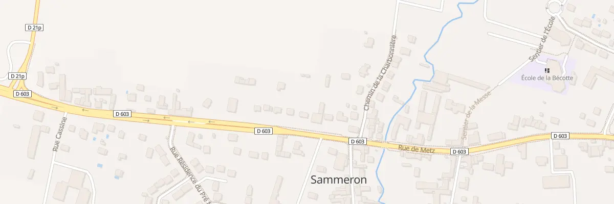 Plan du 56 Rue de Metz à Sammeron