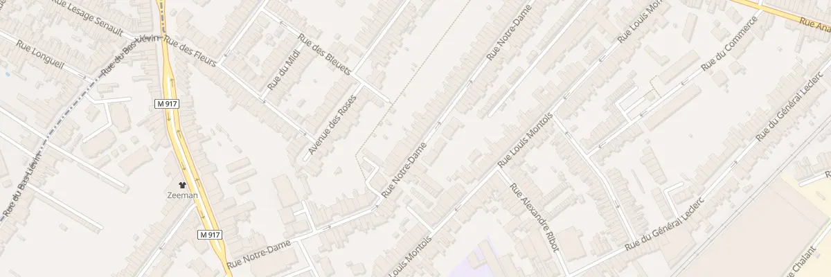 Plan du 53 Rue Notre Dame à Ronchin
