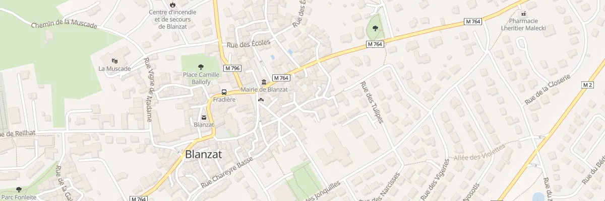 Plan du 81 Rue Desgeorges à Blanzat