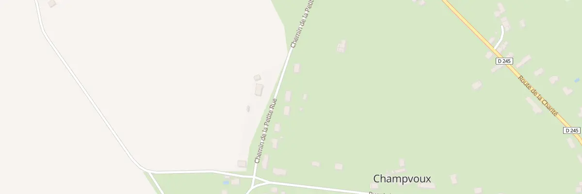 Plan du 10 Che de la Petite Rue à Champvoux