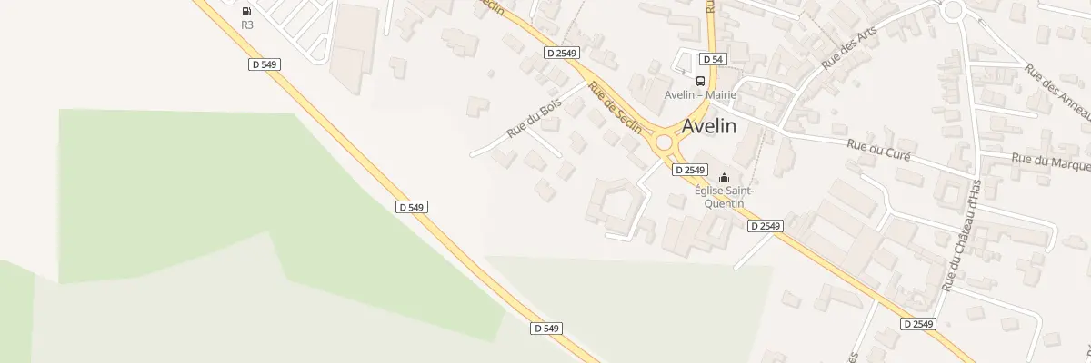 Plan du 6 Rue du Bois à Avelin
