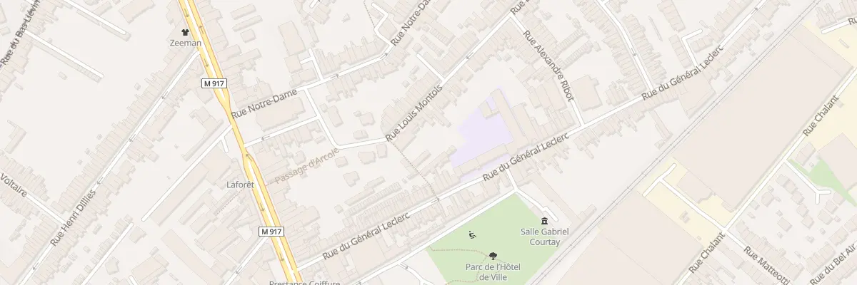 Plan du 16 Rue Louis Montois à Ronchin