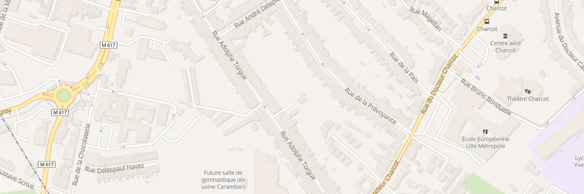 Plan du 107 Rue Adolphe Torgue à Marcq-en-Barœul