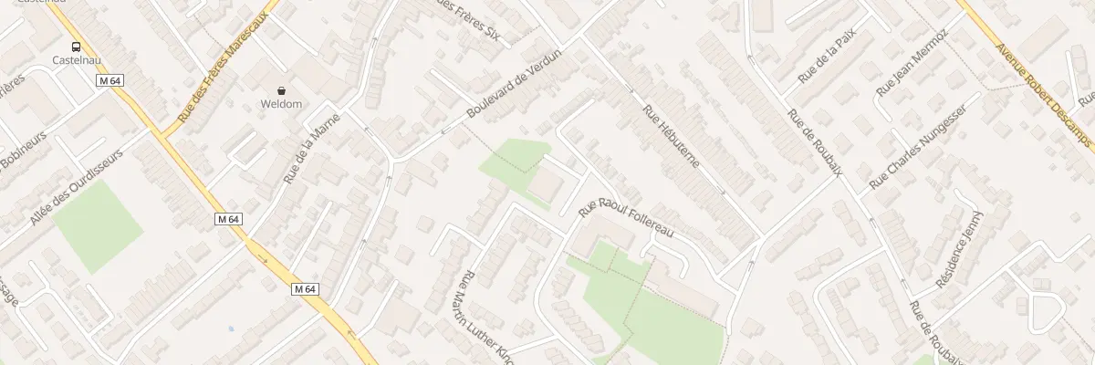 Plan du 1 Rue Raoul Follereau à Linselles