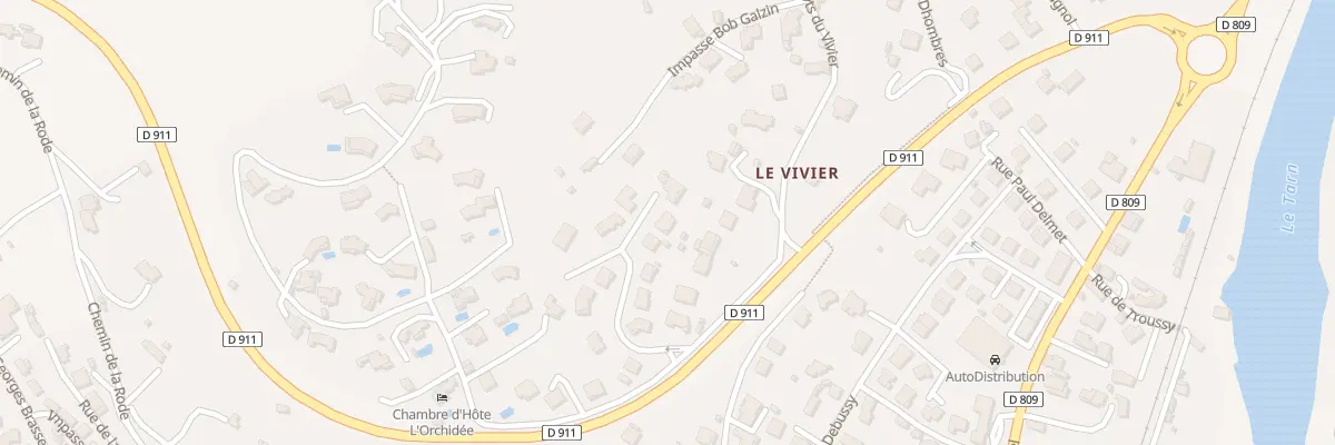 Plan du 315K Rue Les Hauts du Vivier à Millau