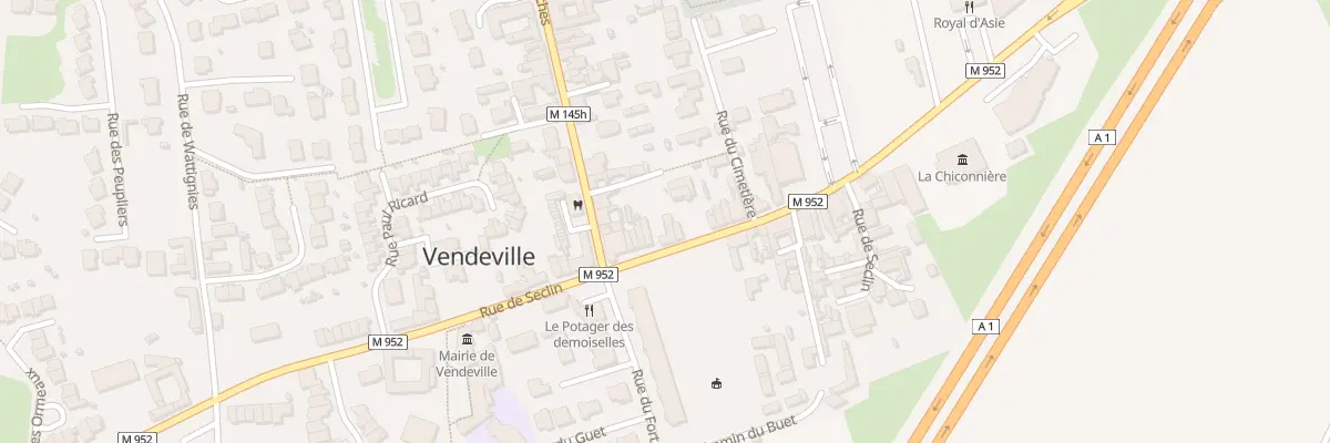 Plan du 52A Rue de Seclin à Vendeville