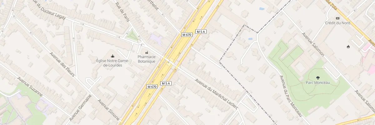 Plan du 218 Av de la République à La Madeleine