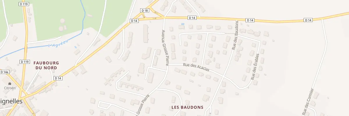 Plan du 13 Av Grosse Pierre à Champignelles