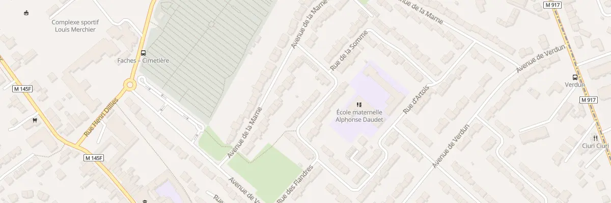 Plan du 32 Rue de Champagne à Faches-Thumesnil