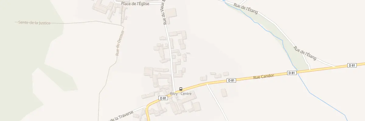 Plan du 6 Rue du Vieux Moulin à Bitry