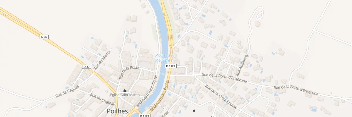 Plan du 5 Bd des Ecoles à Poilhes