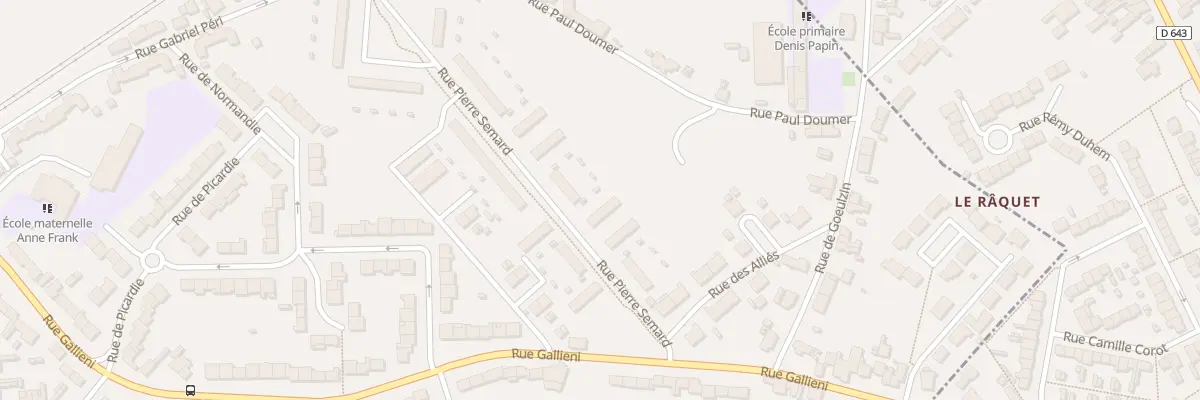 Plan du 61 Rue Pierre Semard à Lambres-lez-Douai