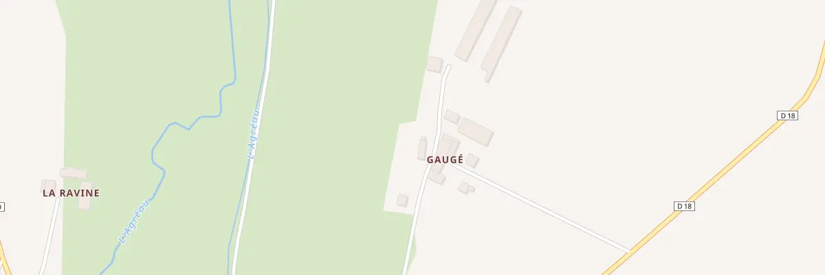 Plan du 3 Che de Gaugé à Champignelles
