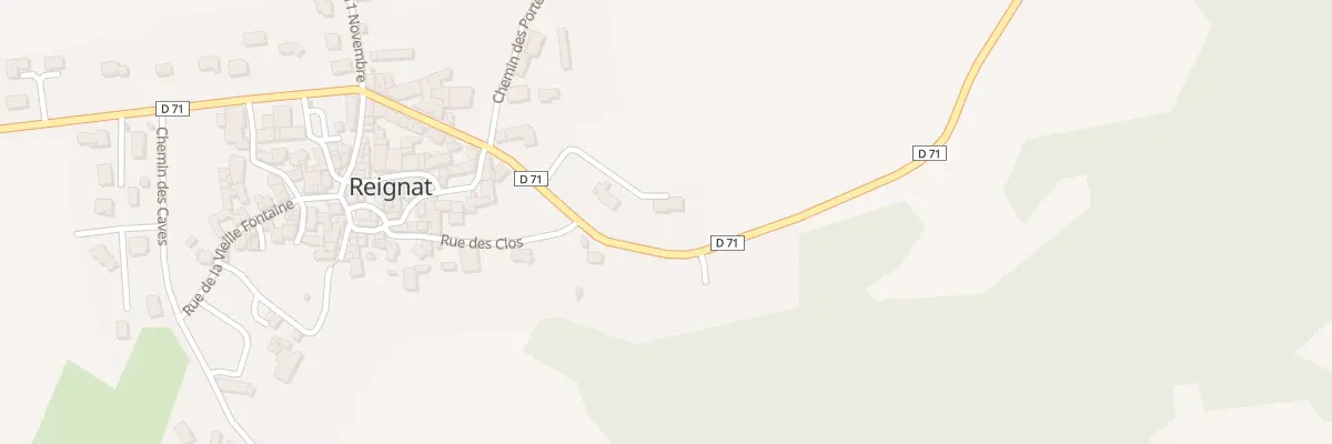 Plan du 9006 Rte de Besse - REIGNAT à Montaigut-le-Blanc