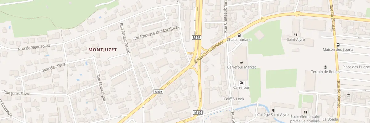 Plan du 62 Bd Lavoisier à Clermont-Ferrand
