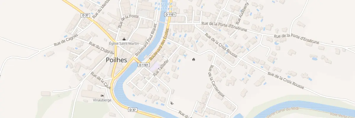 Plan du 3 Rue Taillefer à Poilhes