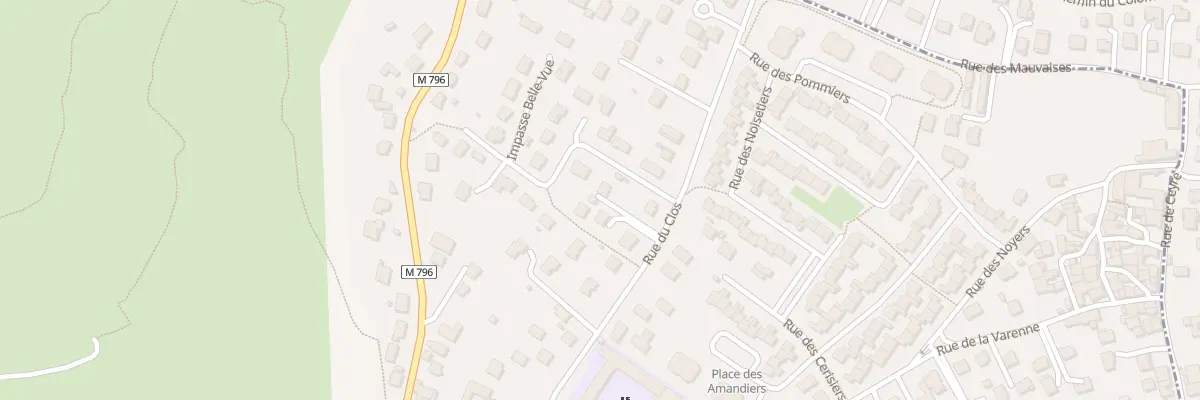 Plan du 403 Rue du Clos à Blanzat