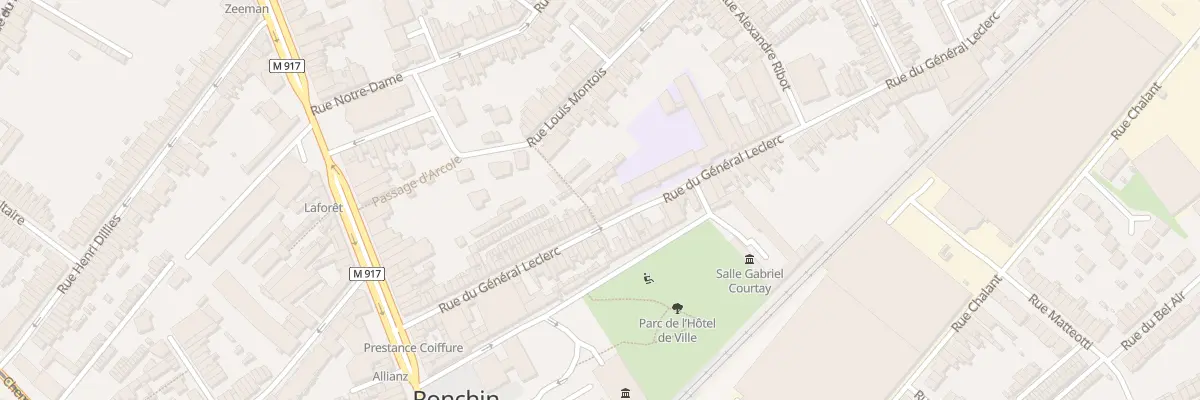 Plan du 63 Rue du Général Leclerc à Ronchin