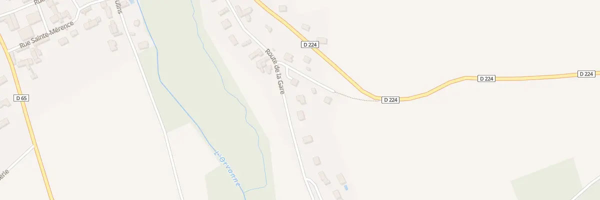 Plan du 15B Rte de la Gare à Dollot