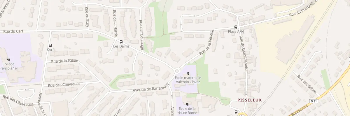 Plan du 2 Rue du Cerf à Villers-Cotterêts
