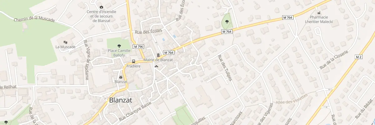 Plan du 97 Rue Desgeorges à Blanzat