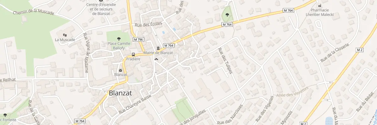 Plan du 90 Rue Desgeorges à Blanzat