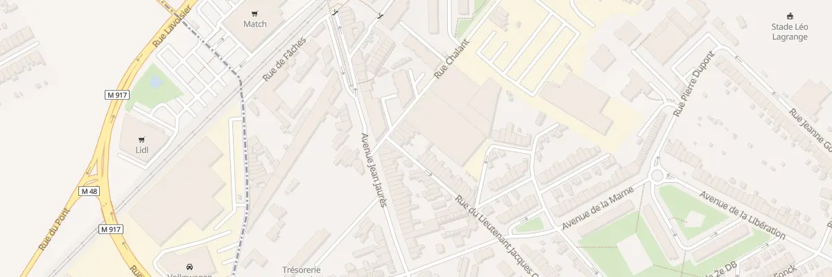 Plan du 12 Rue Chalant à Ronchin