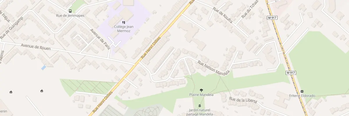 Plan du 15 Rue Nelson Mandela à Faches-Thumesnil