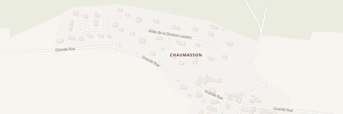 Plan du 1 All de la Div Leclerc à Villethierry