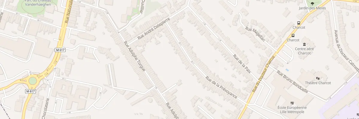 Plan du 34 Rue de la Prévoyance à Marcq-en-Barœul