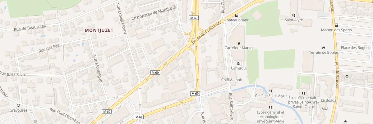 Plan du 55 Bd Lavoisier à Clermont-Ferrand