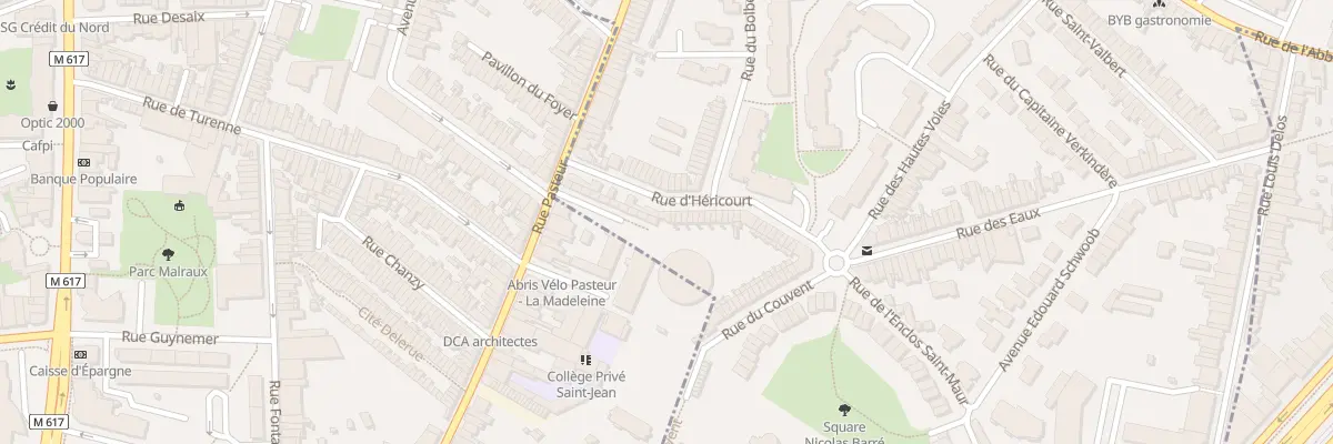 Plan du 6 Rue d’Héricourt à Marcq-en-Barœul