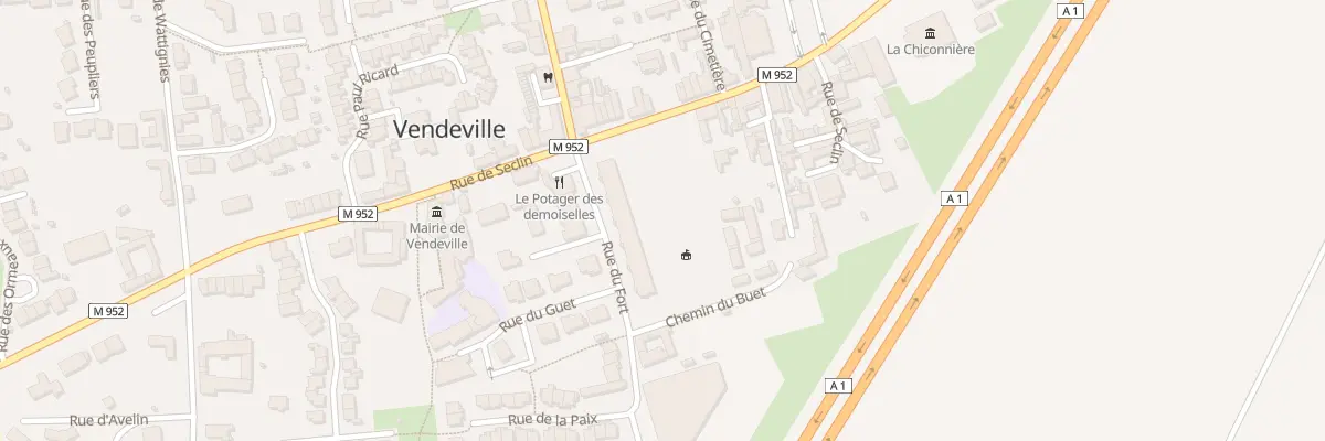 Plan du 1 Rue du Fort à Vendeville