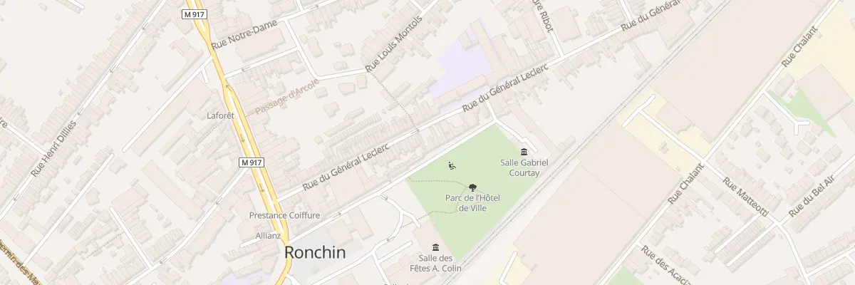 Plan du 40 Rue du Général Leclerc à Ronchin