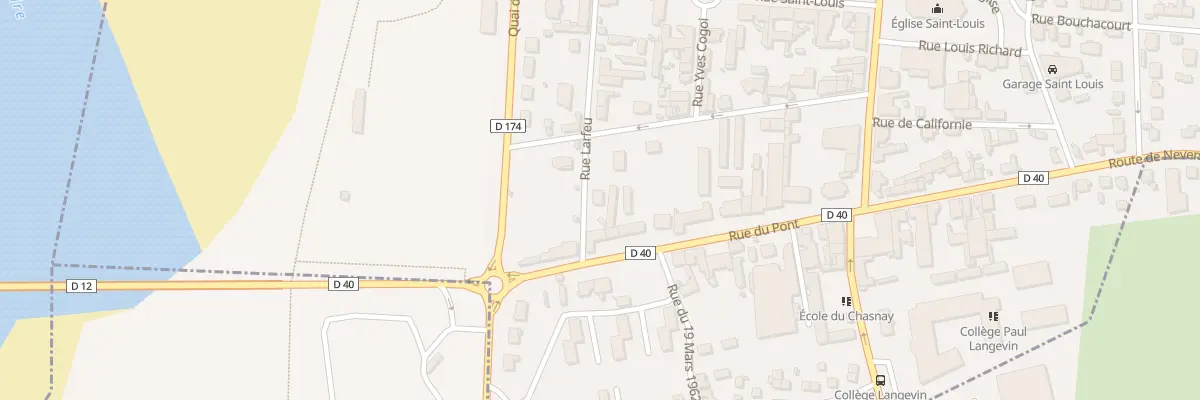 Plan du 2 Rue Larfeu à Fourchambault