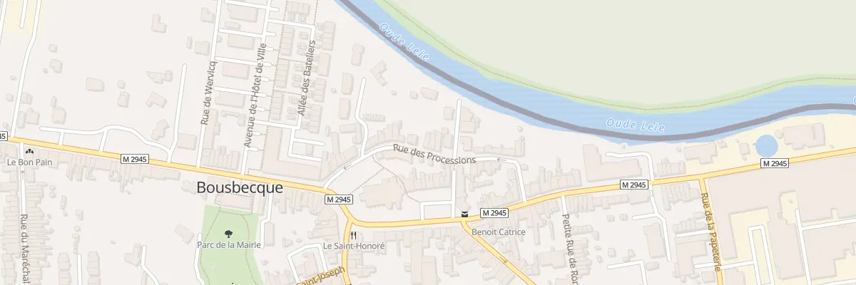 Plan du 19 Rue des Processions à Bousbecque
