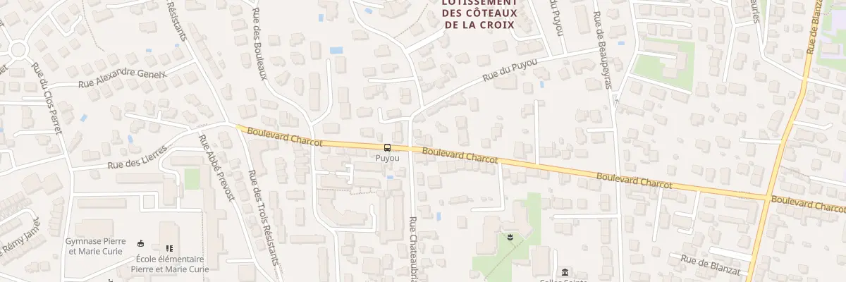 Plan du 164 Bd Charcot à Clermont-Ferrand