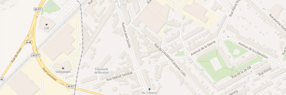 Plan du 516 Av Jean Jaurès à Ronchin